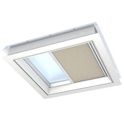 pleated blinds for flat roof windows